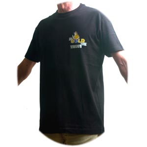 Tee-shirt homme avec logo de chercheur d'or