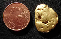 pépite d'or trouvé par Jean-Pierre Mandrick